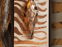wall-panel-with-zebra-skull-in-metalic-copper
